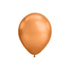 5 PALLONCINI METALLIC COPPER - 12 POLLICI