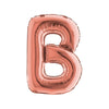 LETTERA "B" ROSE GOLD - MYLAR