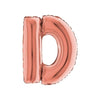 LETTERA "D" ROSE GOLD - MYLAR