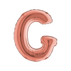 LETTERA "G" ROSE GOLD - MYLAR