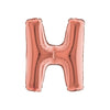 LETTERA "H" ROSE GOLD - MYLAR