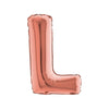 LETTERA "L" ROSE GOLD - MYLAR