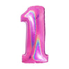 NUMERO UNO PINK - GLITTER OLOGRAFICO MYLAR