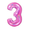 NUMERO UNO PINK - GLITTER OLOGRAFICO MYLAR