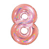 NUMERO UNO ROSE GOLD - GLITTER OLOGRAFICO MYLAR