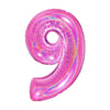 NUMERO UNO PINK - GLITTER OLOGRAFICO MYLAR