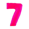 NUMERO UNO FUCHSIA - FLUO MYLAR